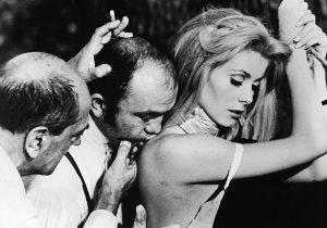 Director Luis Bunuel and Catherine Deneuve, "Belle De Jour"', 1967. *** Local Caption ***